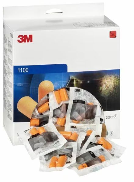 Одноразовые противошумные беруши 3M&trade; 1100, SNR-37 dB 7100100637 фото