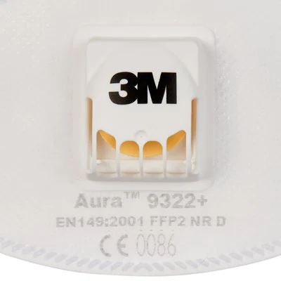 Противоаэрозольный респиратор 3M&trade; Aura&trade; 9322+, защита уровня FFP2, с клапаном 7100004175 фото