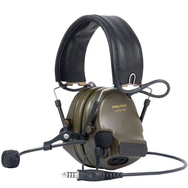 Тактичні навушники активні 3M&trade; PELTOR&trade; ComTac&trade; XPI Headset, NATO (MT20H682FB-86), вертикальні з 1 аудіовиходом J11 (NATO) 7100020329 фото