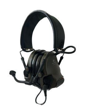 Тактические наушники активныe 3M&trade; PELTOR&trade; ComTac&trade; XPI Headset, (MT20H682FB-68), вертикальные с 1 аудиовыходом J11 (PELTOR), гибкий микрофон, зеленые 7100039830 фото