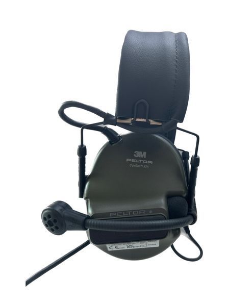 Тактичні навушники активні 3M&trade; PELTOR&trade; ComTac&trade; XPI Headset, (MT20H682FB-68), вертикальні з 1 аудіовиходом J11 (PELTOR), гнучкий мікрофон, зелені 7100039830 фото