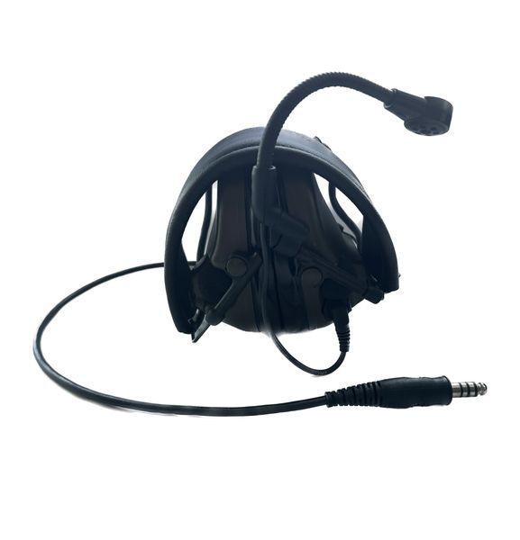Тактичні навушники активні 3M&trade; PELTOR&trade; ComTac&trade; XPI Headset, (MT20H682FB-68), вертикальні з 1 аудіовиходом J11 (PELTOR), гнучкий мікрофон, зелені 7100039830 фото